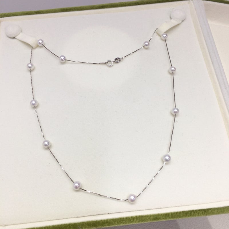 Верижка с висулка от пресноводни перли — SHDIYAYUN, пресноводни перли, кръгла форма, 925 сребро, пролет 2025