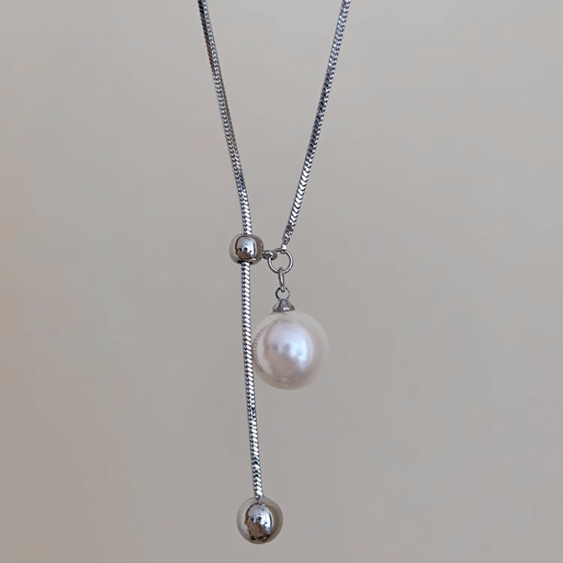 Colier - stil simplu, design geometric, metal cu electroplacare, lanț șarpe, pandantiv din aliaj