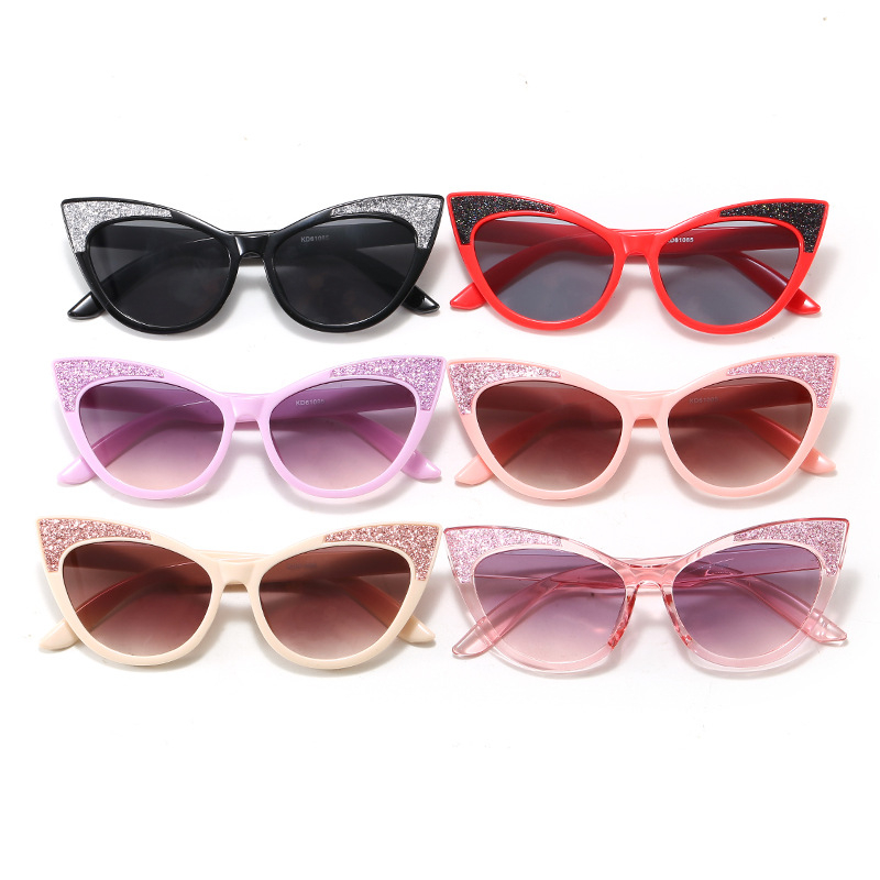 Dječje sunčane naočale cat-eye – nepolarizirane, UV400 zaštita, puni okvir, PC materijal