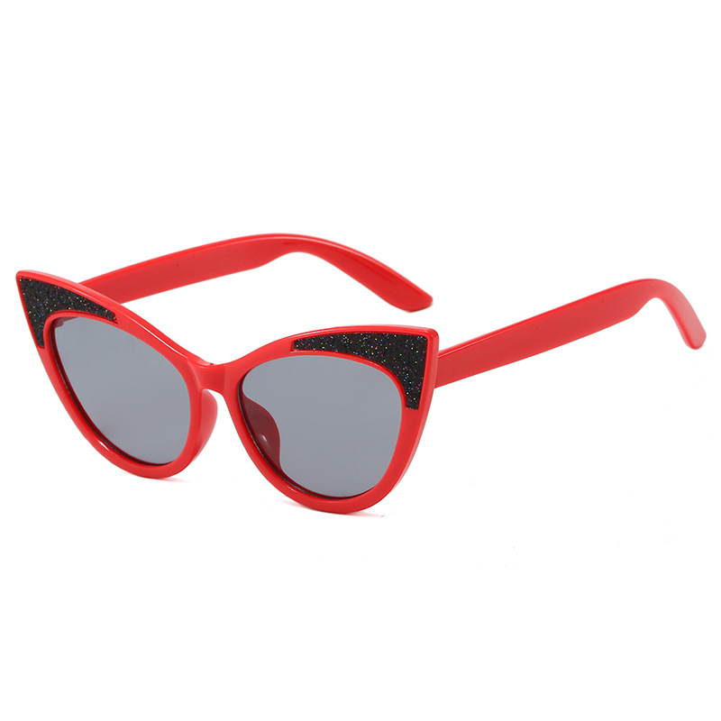 Dječje sunčane naočale cat-eye – nepolarizirane, UV400 zaštita, puni okvir, PC materijal