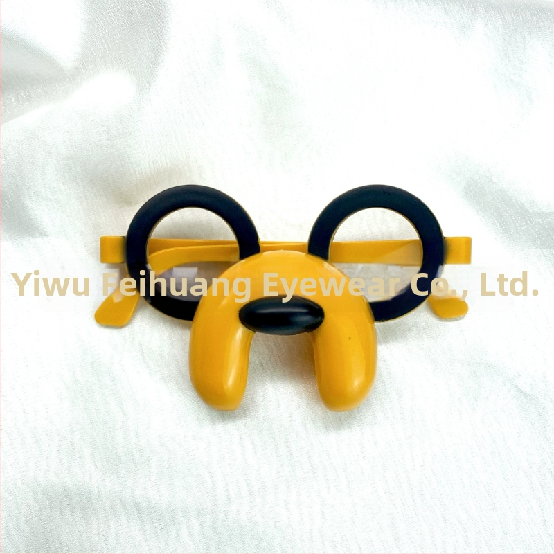 Foto rekvizītu brillītes – suņa formas karikatūras brillītes, PC materiāls, modelis 126, Feihuang, licencēta privātā zīme