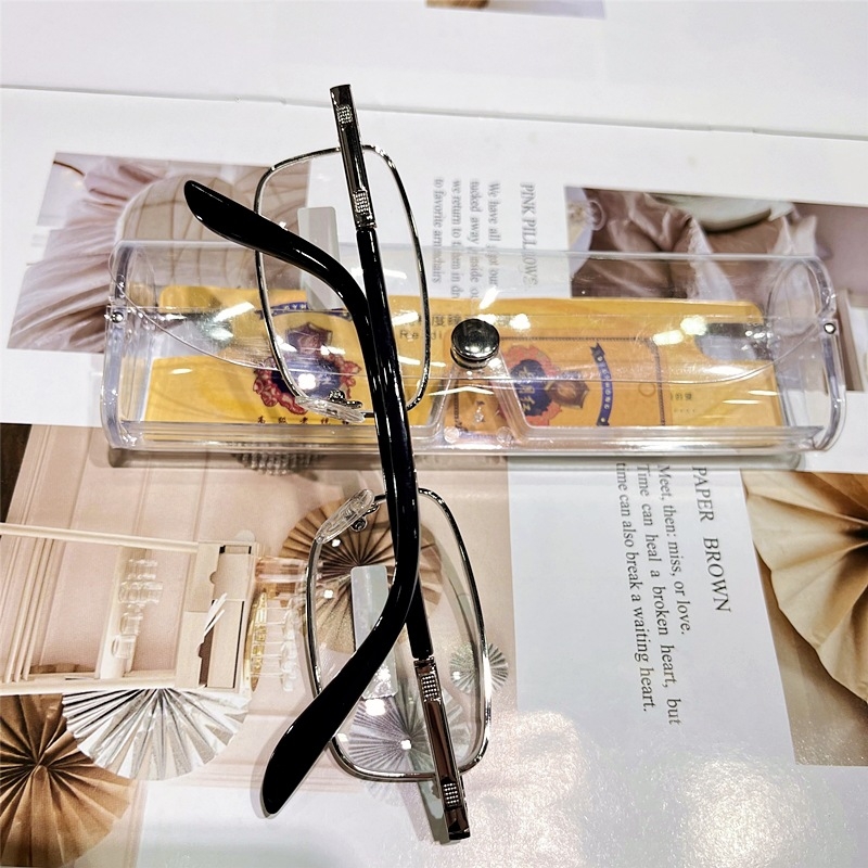 Presbiopijske naočale, model 8015, staklene leće, asferične leće, metalni okvir, puni okvir, unisex, odrasli