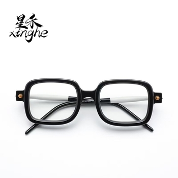 Naučale za čitanje s kvadratnim okvirom, puni okvir, leće protiv plavog svjetla, leće od acetata