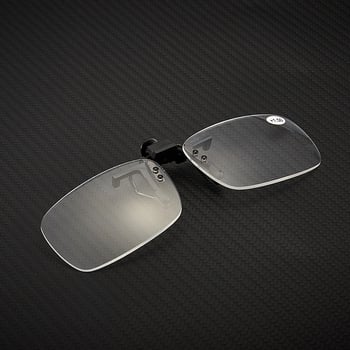 Klip naočale za kratkovidnost s višefunkcionalnim presbiopskim lećama, asferične leće, kvadratni okvir, PC+ metal, za odrasle