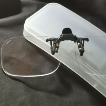 Klip naočale za kratkovidnost s višefunkcionalnim presbiopskim lećama, asferične leće, kvadratni okvir, PC+ metal, za odrasle