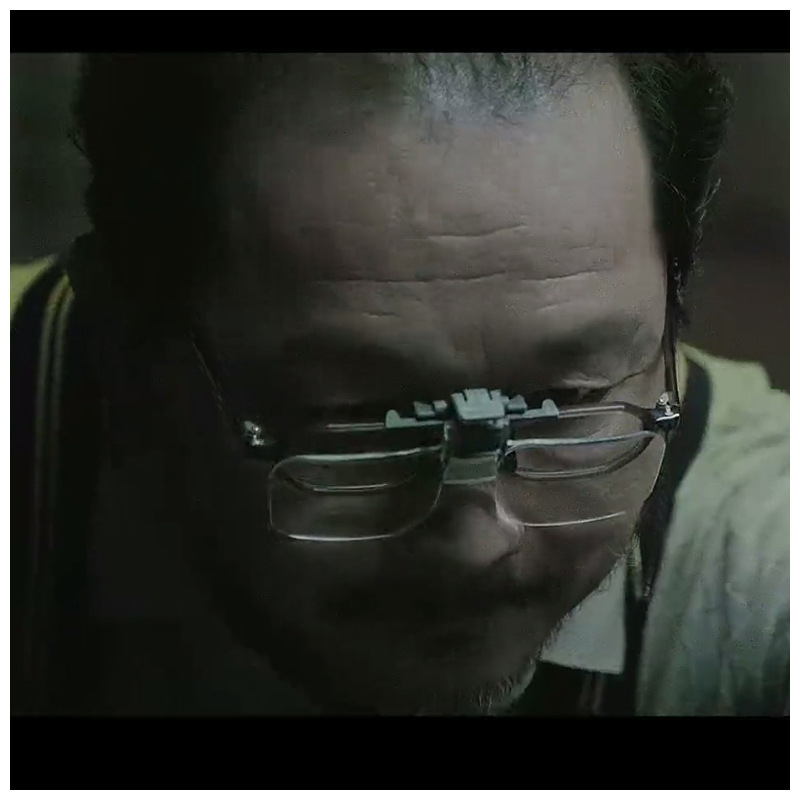 Klip naočale za kratkovidnost s višefunkcionalnim presbiopskim lećama, asferične leće, kvadratni okvir, PC+ metal, za odrasle