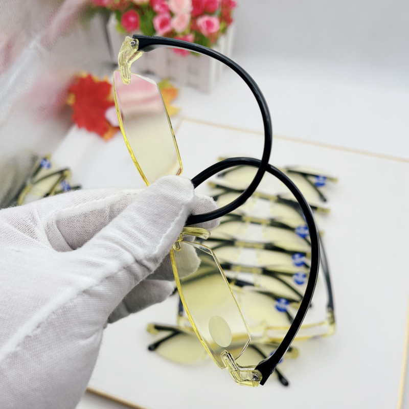 Γυαλιά ανάγνωσης χωρίς σκελετό, πολυεστιακοί φακοί (μακριά και κοντά), προστασία από μπλε φως, προστασία από ακτινοβολία και UV