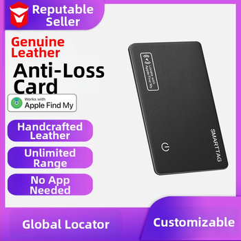 Airtag kortelių lokatorius – PVC korpusas, modelis Fdk001, 180mAh baterija, svoris 18 g, suderinamas su iOS