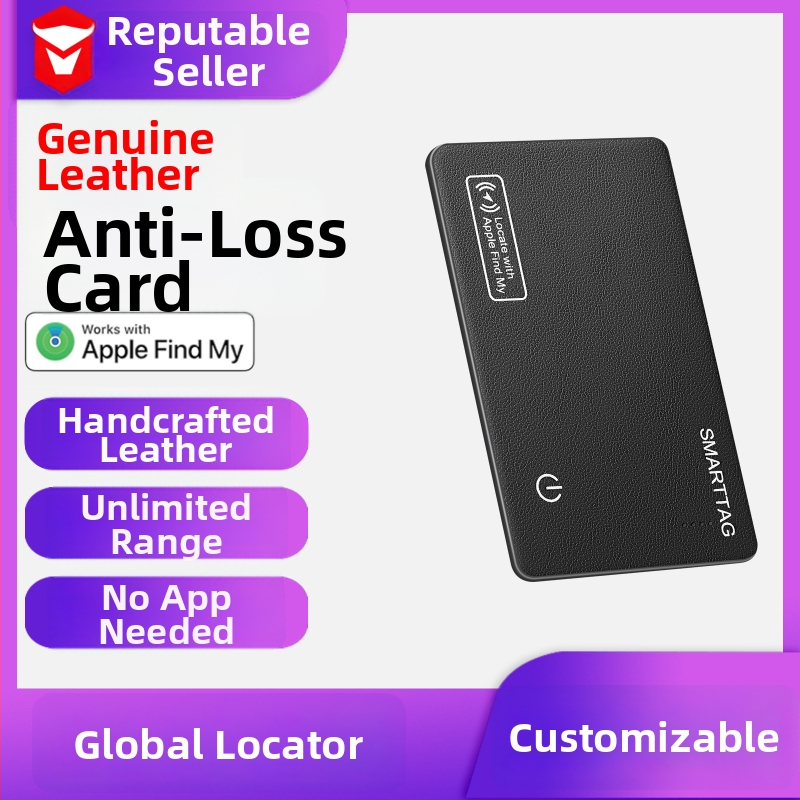 Airtag kortelių lokatorius – PVC korpusas, modelis Fdk001, 180mAh baterija, svoris 18 g, suderinamas su iOS