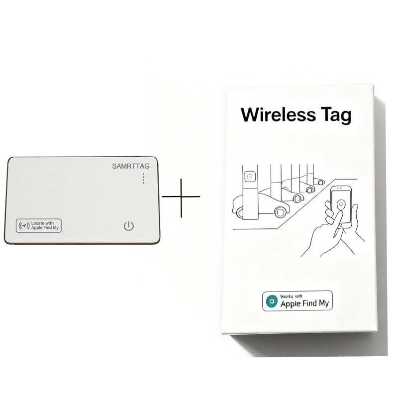 Airtag kortelių lokatorius – PVC korpusas, modelis Fdk001, 180mAh baterija, svoris 18 g, suderinamas su iOS