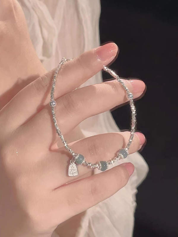 Brățară din cupru, placare electroplatină, Brand New Lida, stil feminin de înaltă clasă, design cu litere/numere