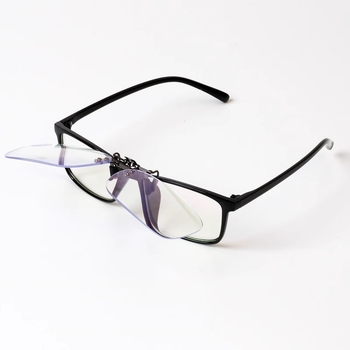 Γυαλιά προοδευτικά πολλαπλών εστιών με κλιπ, αντι-μπλε φως, ευφυές αυτόματο ζουμ, φακοί PC, τετράγωνος σκελετός