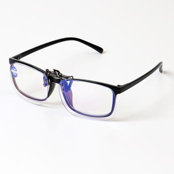 Γυαλιά προοδευτικά πολλαπλών εστιών με κλιπ, αντι-μπλε φως, ευφυές αυτόματο ζουμ, φακοί PC, τετράγωνος σκελετός