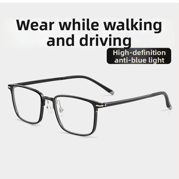 Olvasó szemüveg anti-kék fény, többfókuszú lencsék közeli és távoli használatra, okos zoom, ultra-könnyű, HD