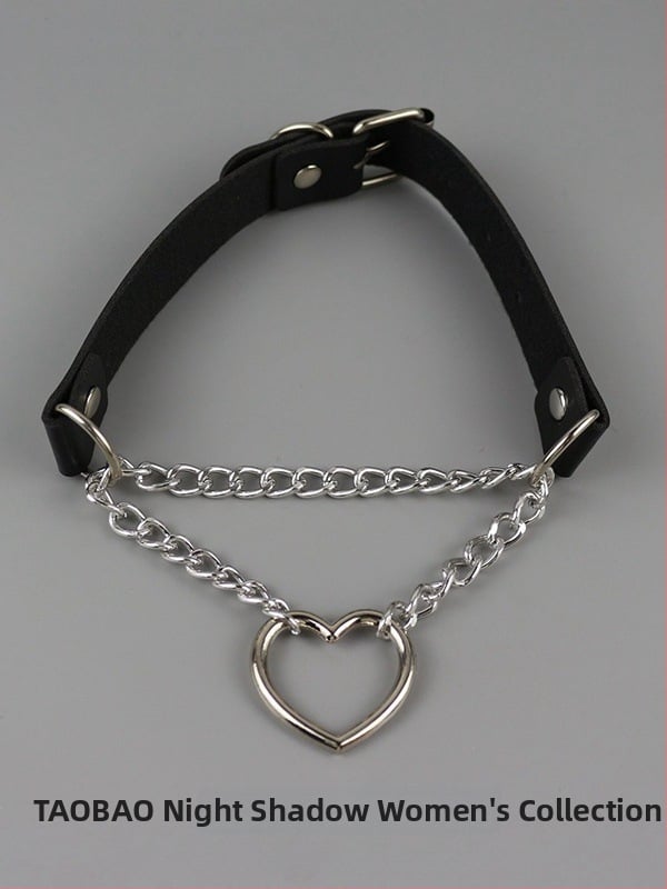 Κολάρο με μεταλλική αλυσίδα, πολυστρωτό, στυλ κλειβι-αλυσίδας, με μενταγιόν από κράμα (Υλικό: Άλλο; Μενταγιόν: Κράμα; Αλυσίδα: Κλειβι-αλυσίδα; Πολυστρωτό: Ναι; Στυλ: Φρέσκο και γλυκό)