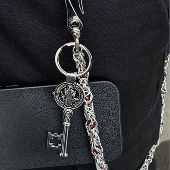 Keel серия синджир за талия – сплавен метал, мозаични стъклени мъниста, унисекс, хип-хоп стил, ръчна изработка