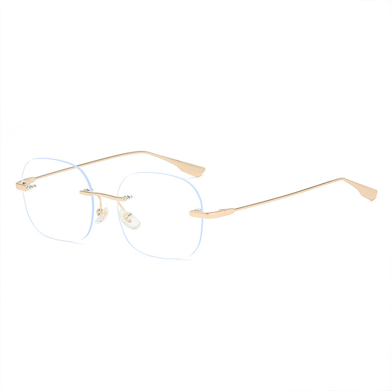 Ženske dioptrijske naočale s metalnim okvirom, leće s premazom, debljina leće 1.0 mm, podesivi okvir (Model 6215)