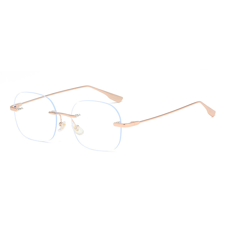 Ženske dioptrijske naočale s metalnim okvirom, leće s premazom, debljina leće 1.0 mm, podesivi okvir (Model 6215)