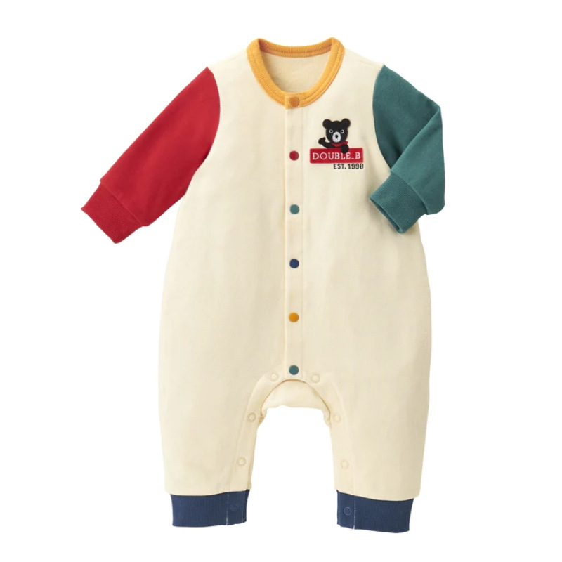 Dječji jednodijelni kombinezon s dugim rukavima od pamuka, unisex, japansko-korejskog stila, sigurnosna razina A, za djecu od 3 do 8 godina.