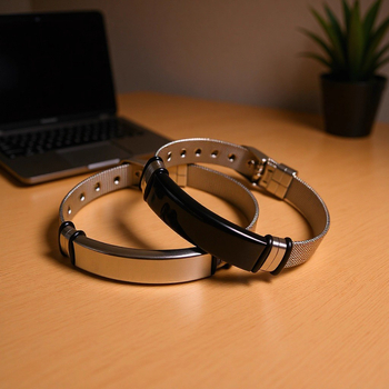 Jetme karkötő pár számára, rozsdamentes acélból, hálós szíj, elektroplatizálás, személyre szabott gravírozás, nyár 2025