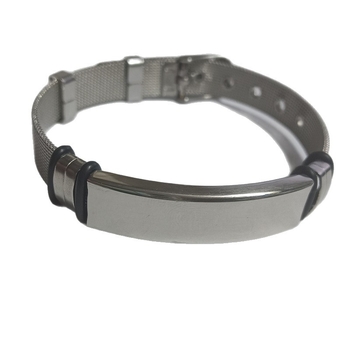 Jetme karkötő pár számára, rozsdamentes acélból, hálós szíj, elektroplatizálás, személyre szabott gravírozás, nyár 2025