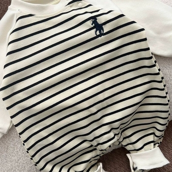 Baby kombinezon – dugi rukav, 90% pamuk, proljetni unisex model, prednje kopčanje u jedan red kopči, bez kapuljače