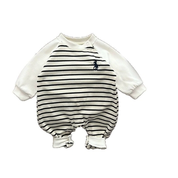 Baby kombinezon – dugi rukav, 90% pamuk, proljetni unisex model, prednje kopčanje u jedan red kopči, bez kapuljače