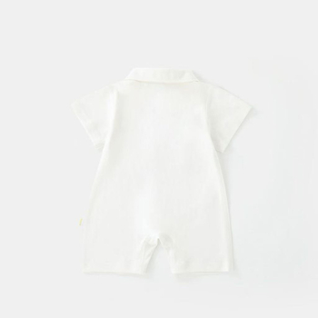 Romper pentru nou-născuți băieți, din bumbac 75%, mâneci scurte, stil coreean, vară