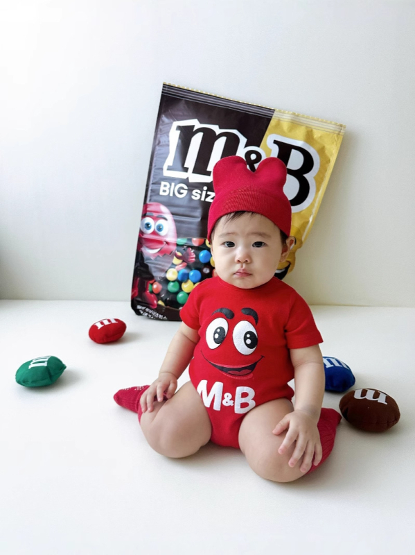 Salopetă bebe, stil coreean, bumbac combed 95%, mâneci scurte, pulover, vară, unisex, nou-născut (0–1 ani)