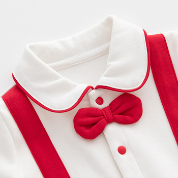 Salopetă pentru bebeluși, cu mâneci lungi, deschidere frontală, 95% bumbac, unisex, pentru primăvară și toamnă