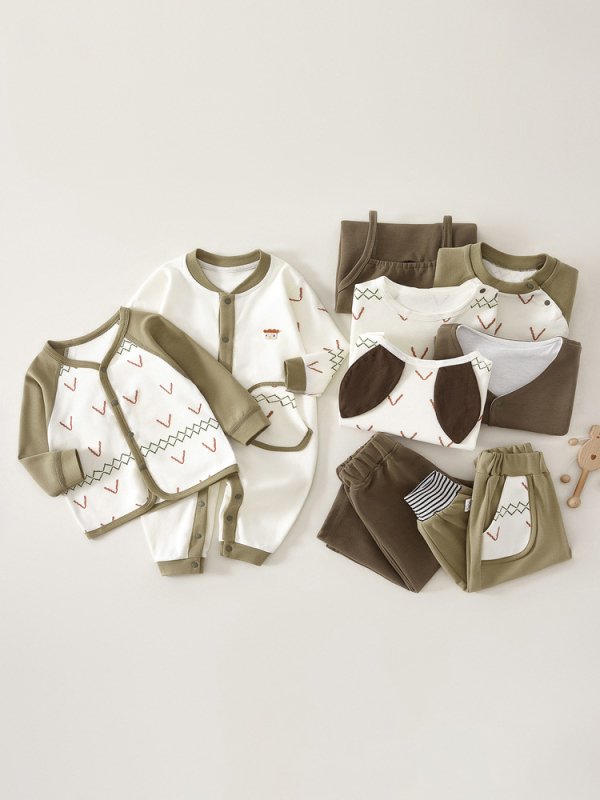 Gyerekeknek 100% pamutból készült nadrág, rajzfilm minta, K-stílus, 1–3 éveseknek, őszi 2024