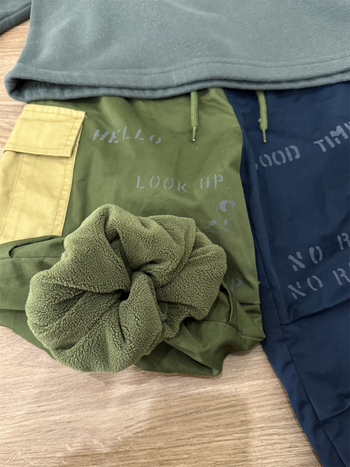 Gyerekeknek fleecével bélelt cargo nadrág japán stílusban, 100% pamut, 3–8 évesek, téli