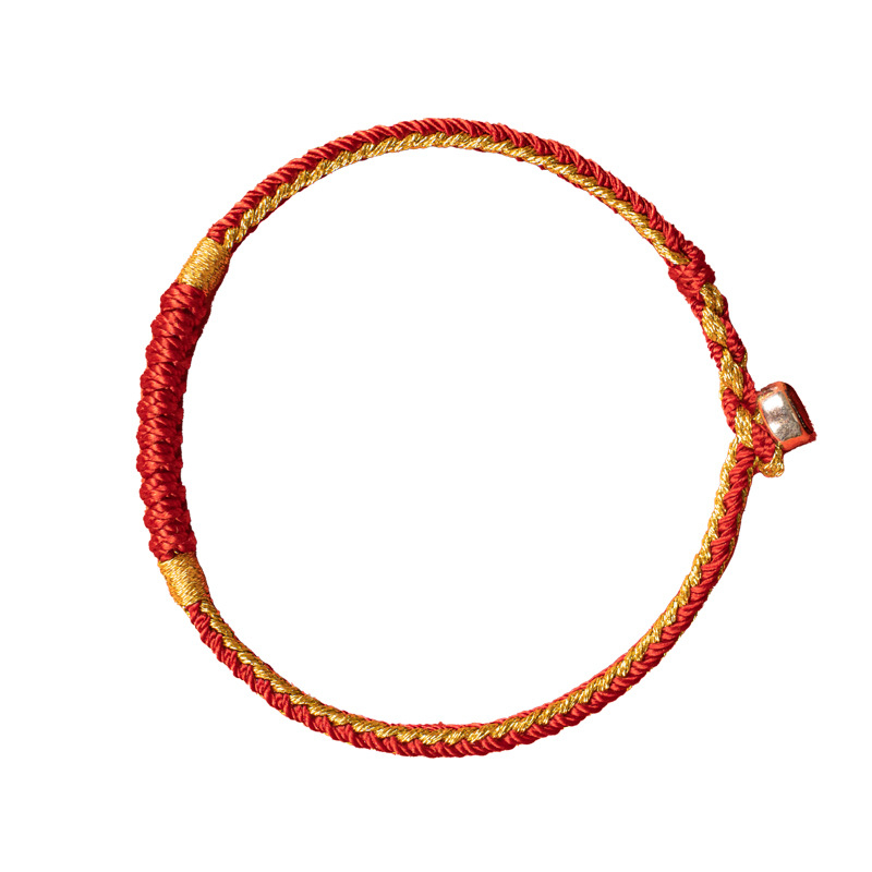 Brățară cu nod diamant pentru anul nașterii, împletită manual, unisex, design original