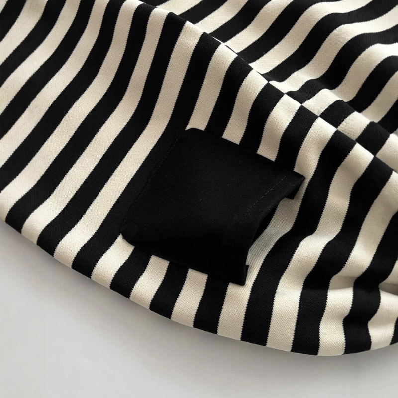 Pantaloni de iarnă pentru copii – căptușeală din fleece, în dungi, casual, unisex (Poliester 95%, talie medie, iarnă)