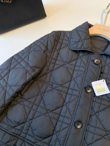 Γυναικείο μακρύ καπιτονέ παλτό καρό από πολυεστέρα με λαιμό πόλο