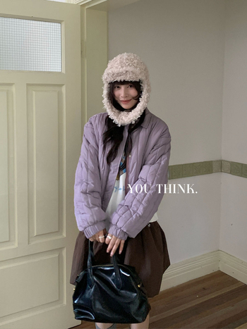 You Think Thirteen Lines pamuk kardigan sa zipom, debeli zimski casual stil japansko-korejski stil