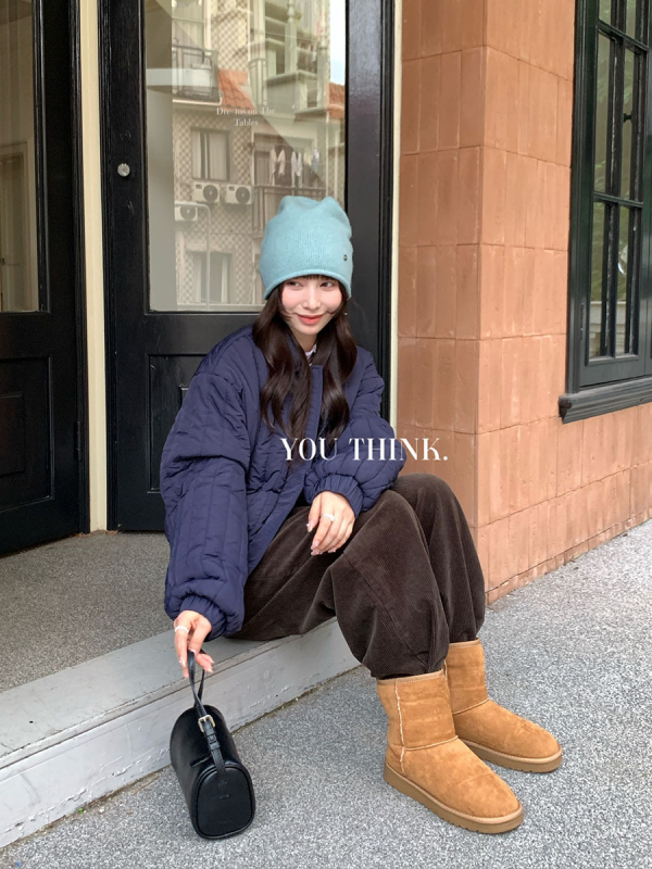 You Think Thirteen Lines pamuk kardigan sa zipom, debeli zimski casual stil japansko-korejski stil