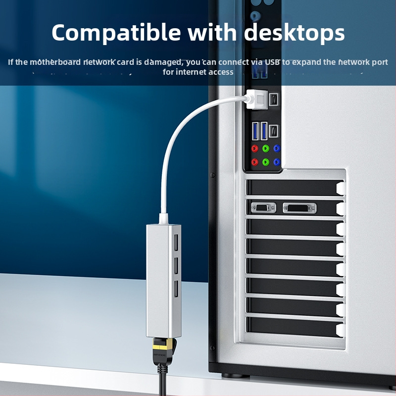 USB-C Ethernet adapter SZ-USBWK, gigabites Ethernet USB-n keresztül