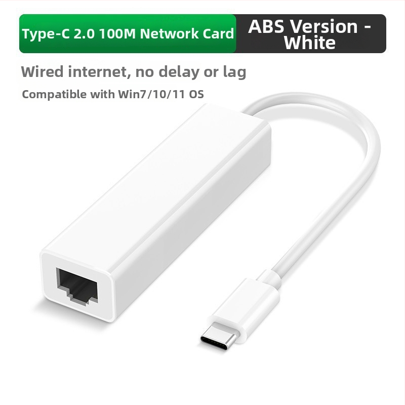 USB-C Ethernet adapter SZ-USBWK, gigabites Ethernet USB-n keresztül