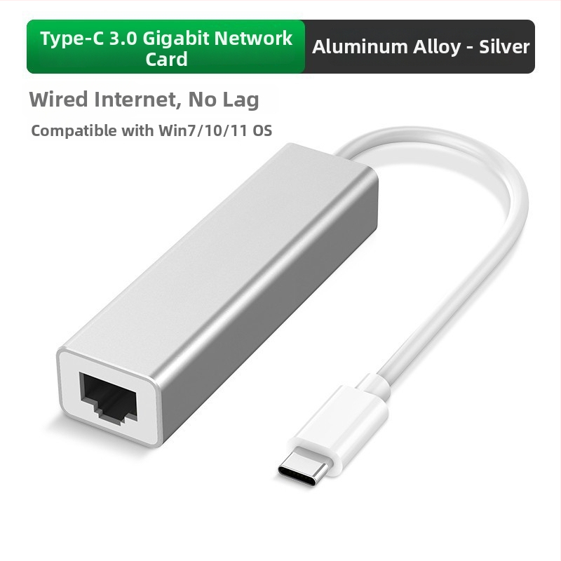 USB-C Ethernet adapter SZ-USBWK, gigabites Ethernet USB-n keresztül