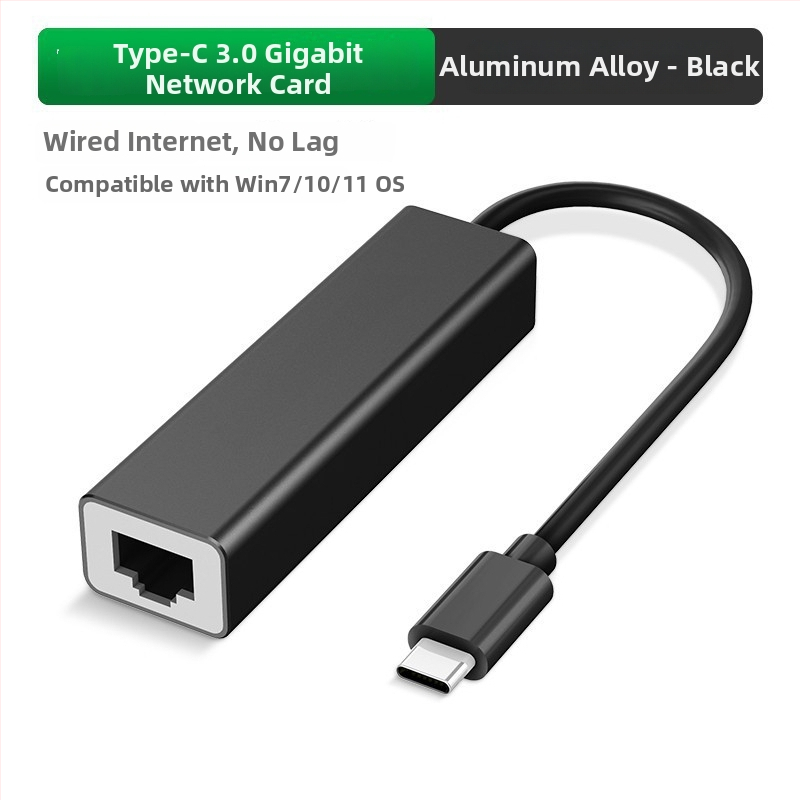 USB-C Ethernet adapter SZ-USBWK, gigabites Ethernet USB-n keresztül