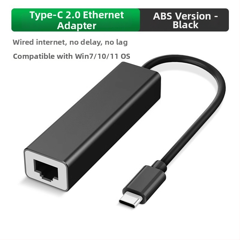 USB-C Ethernet adapter SZ-USBWK, gigabites Ethernet USB-n keresztül