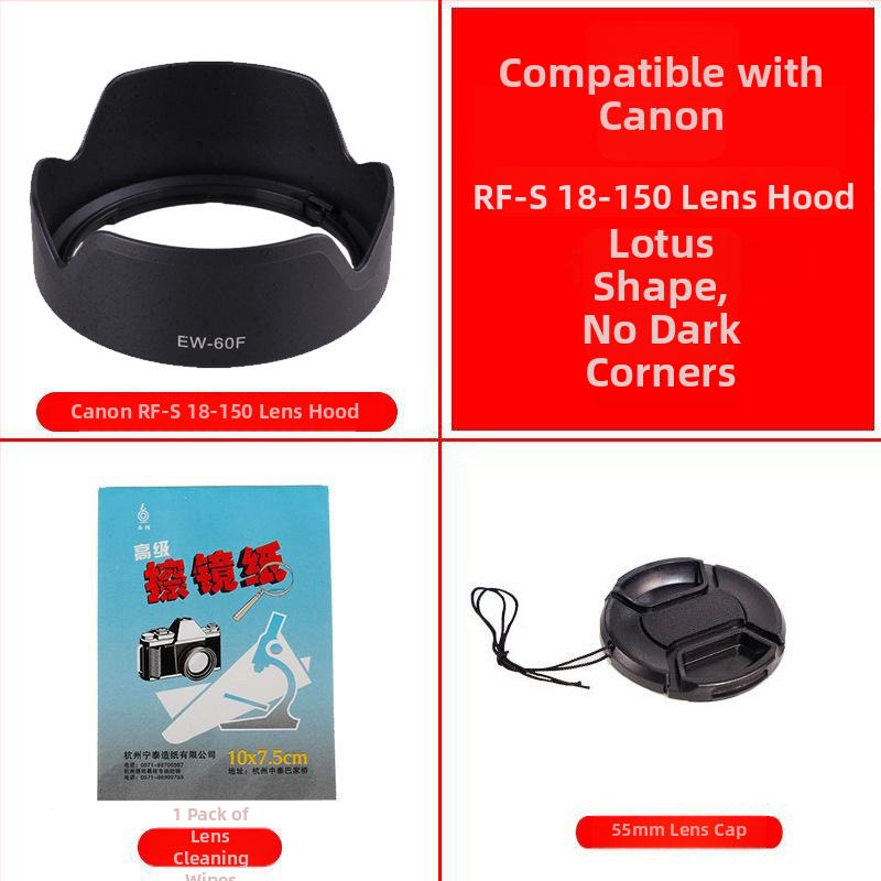 Slnečník na objektív pre radu Canon EOS R, pre objektív RF-S 18-150mm, bajonetové uchytenie, OEM spracovanie
