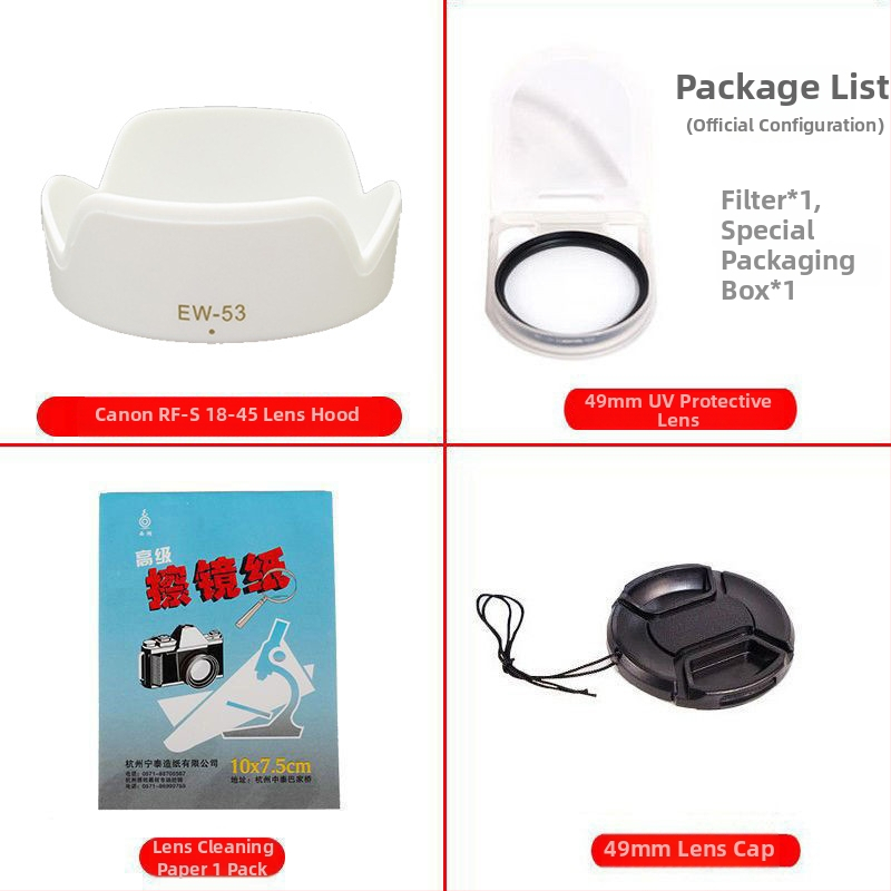 Slnečník na objektív pre radu Canon EOS R, pre objektív RF-S 18-150mm, bajonetové uchytenie, OEM spracovanie