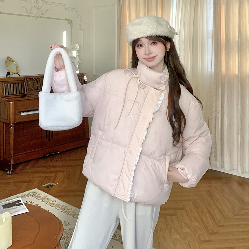 Női pamut töltött dzseki, poliészter külső anyag, cipzár, karcsú szabás, hosszú ujjú