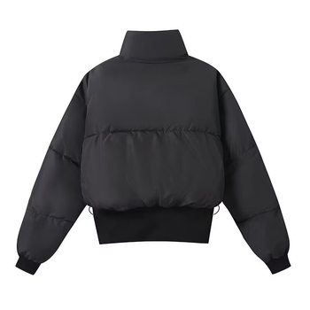 Ready stock kratka jakna sa zipom, stojeći ovratnik, punilo poliester-pamuk, jednobojna tkanina