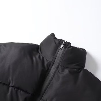 Ready stock kratka jakna sa zipom, stojeći ovratnik, punilo poliester-pamuk, jednobojna tkanina