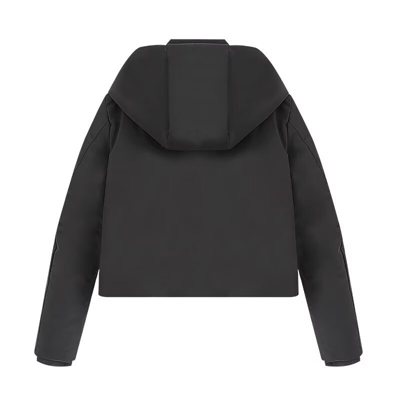 Зимно яке с пълнеж от полиестер-памук, основна тъкан полиестер, дълги ръкави, цип, редовна дължина