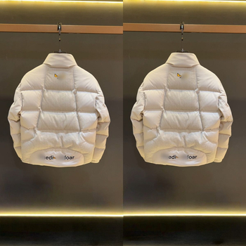 Muška puffer jakna od pamuka za jesen-zimu, Old Money stil, opušten kroj, udobna.