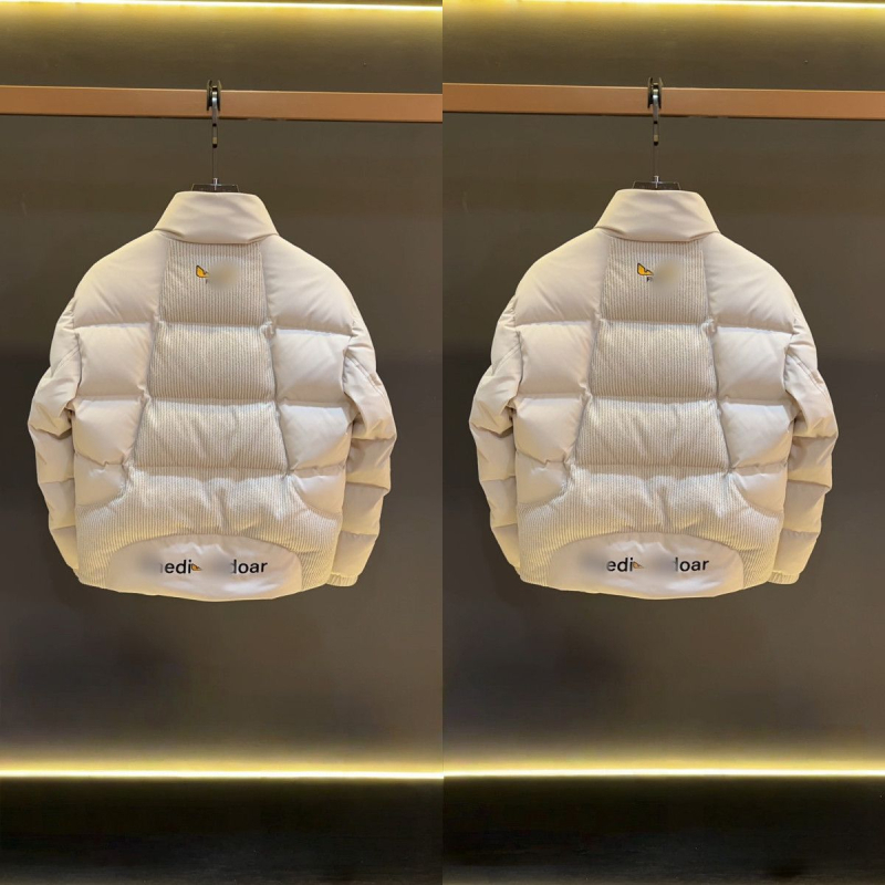 Muška puffer jakna od pamuka za jesen-zimu, Old Money stil, opušten kroj, udobna.